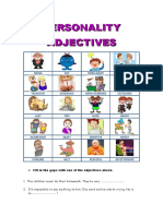Personality Descriptions Fun Activities Games Picture Dictionaries - 44941