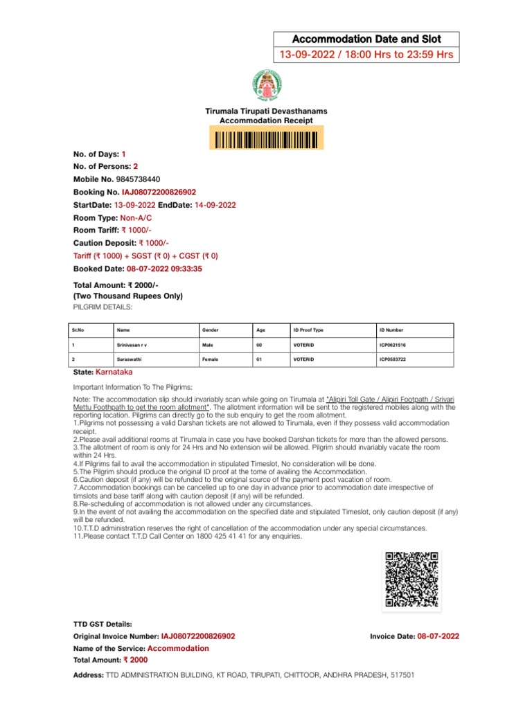 TTD Room 13 September | PDF | Taxes | Payments