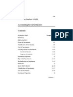 Accounting for Investments under AS 13