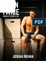 Training Twice Minimalist Muscle Main Book