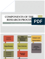 Components of The Research Process: By:Jimnaira Abanto