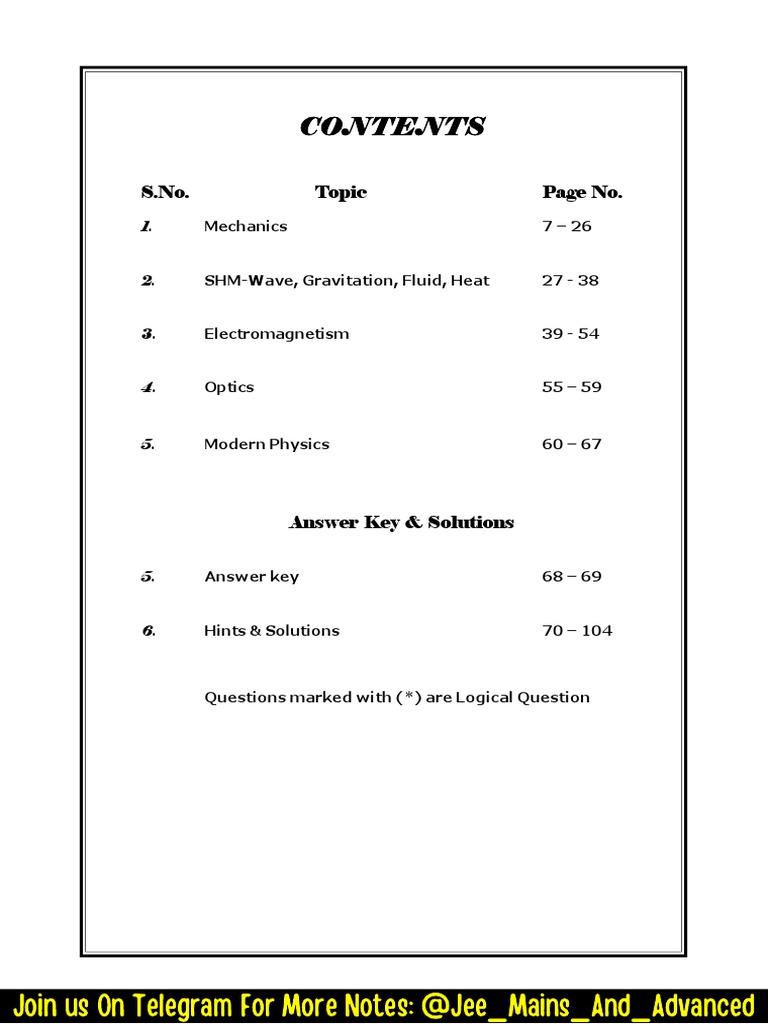 IIT JEE Physics Syllabus Overview | PDF | Magnetic Field | Force