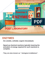 Post Lab Exercise 4 Enzymes