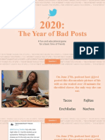 2020 The Year of Bad Posts