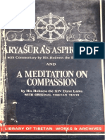 Aryasura's Aspiration and Meditation On Compassion