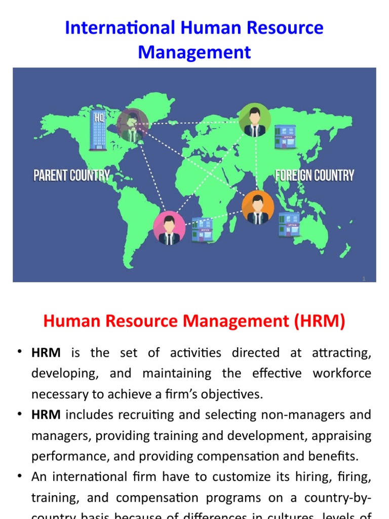 10 International Human Resource Management PDF Cost Of Living Human Resource Management
