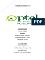 PTCL Internship Report