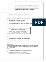 A2 Key Reading Exercise