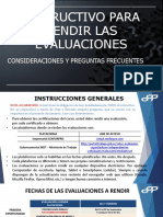 Instructivo para Rendir Las Evaluaciones - Contratación Pública - Cenforpro