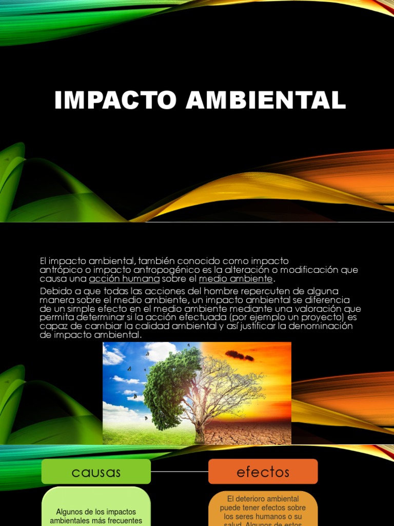 Impacto Ambiental | PDF | Entorno natural | Agua