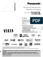 Manual Panasonic Viera TX-P42V10E (Español - 20 Páginas)