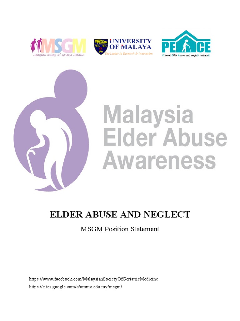 Elder Abuse and Neglect in Malaysia | PDF | Child Abuse | Caregiver