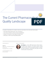 The Current Pharmaceutical Quality Landscape