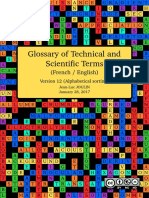 Glossary of Technical and Scientific Terms Alphabetic Sorting