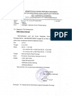 Undangan Vaksin Dosis Kedua 501 PTK Kemenag Ponorogo Juli2021