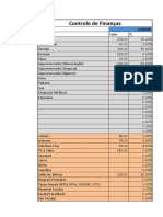 Controle de Finanças