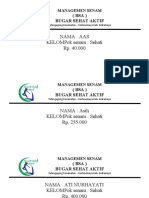 Amplop Daftar Peserta Tabungan