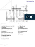 Soal PDF Teka Teki Silang Tema Flora 1