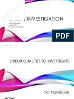 Module 4 - Credit Investigation