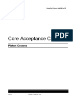 Core Acceptance - Piston Crowns