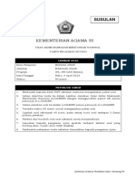 Soal Bahasa Arab-Susulan