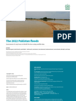 The 2022 Pakistan Floods: Assessment of Crop Losses in Sindh Province Using Satellite Data