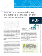 Swedish Work Containment Antibiotic Resistance Brief 15003
