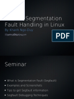 Introduction Segmentationfault Handling