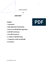 ASP.NET Seminar Report on Web Application Fundamentals