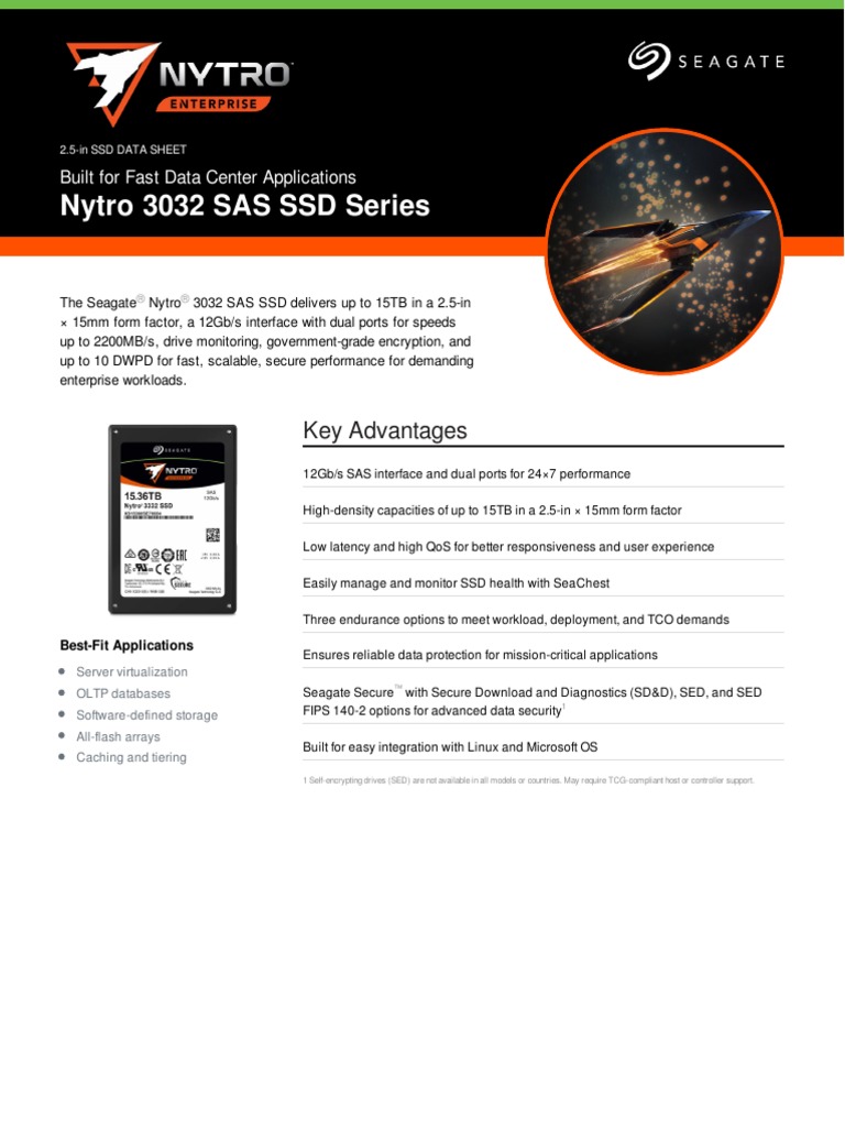 Nytro 3032 Sas SSD DS2047 1 2007US en - US | PDF | Solid State Drive ...