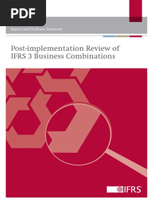 Pir Ifrs 3 Report Feedback Statement