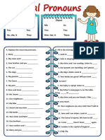 Personal Pronouns Fun Activities Games - 48629