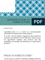 Introduction To Agriculture