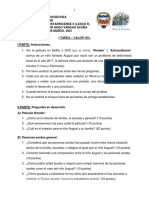 I Tarea de La Pelicula Se Llama Wonder - Municipalidad