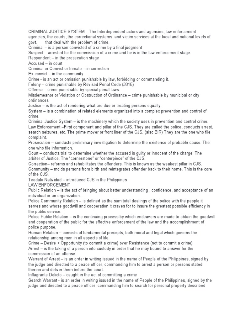 Overview of the Criminal Justice System | PDF | Pardon | Crime & Violence