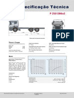 Especificação técnica do chassi P250 DB6x2