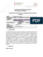 Programas Analíticos UC I-Periodo PNFA-SC POLICIAL