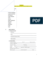 Informe de La Evaluacion Psicoeducativa