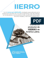 Producción de hierro en Perú