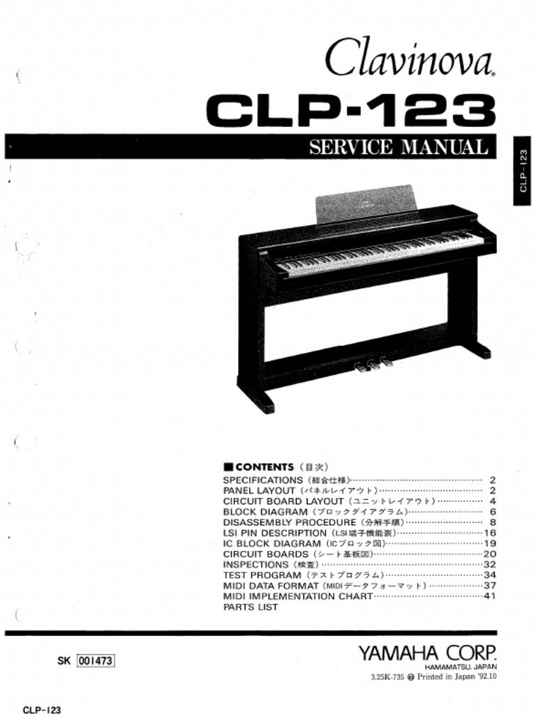 CLP123 SM e | PDF