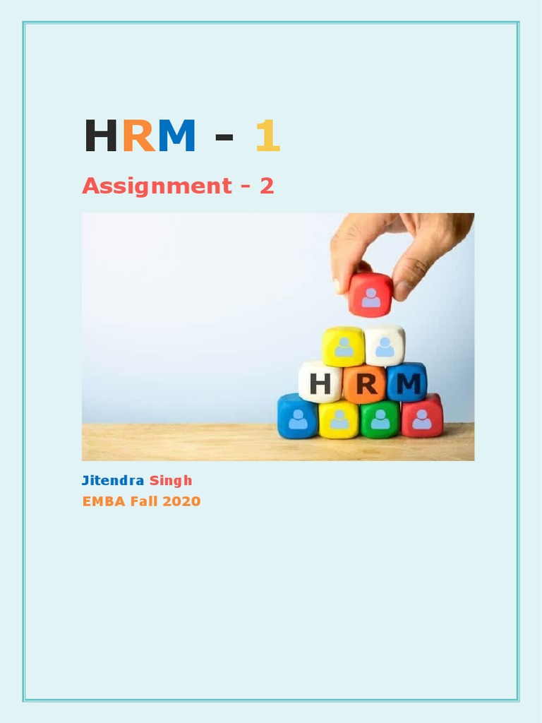 hrm assignment 2