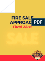 Fire Sale Approach Cheat Sheet