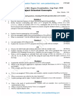 Obejct Oriented Concepts Sep 2020 (2017 Scheme)