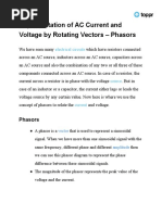 CBSE Class 12 Physics Chapter 7 Alternating Current Revision Note