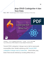 Kumpul4semut Com Tutorial Lengkap Crud Codeigniter 4 Dan React Js 3 Show Data