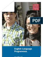 English Language Programmes Brochure
