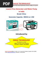 Download Eagle Technology introduces Lowest Prices Diesel Generator in India by EAGLE TECHNOLOGY SN59516538 doc pdf