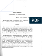 Tratado de Reconocimiento, Paz y Amistad entre Argentina y España de 1863