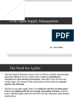 CH8: Agile Supply Management: By: Ohud Altalhi