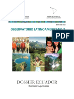 Juan Proaño Salgado et al. Dossier Ecuador IEALC-UBA